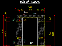 Mương xây gạch sau hộ dân